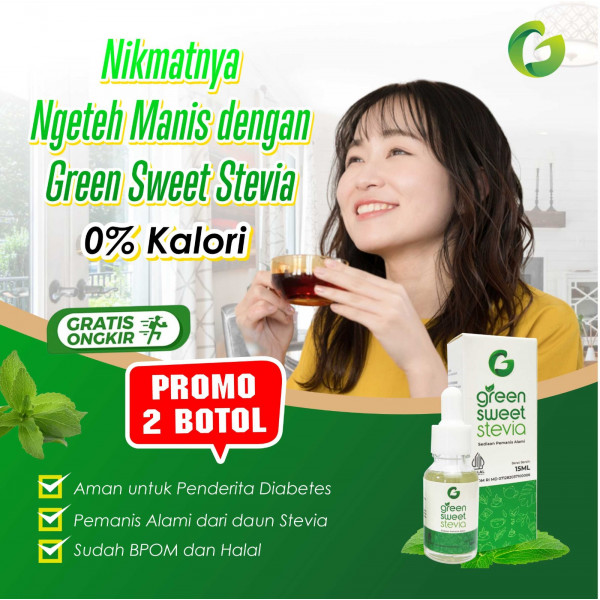 Green Sweet Stevia Paket Hemat 2 Botol
